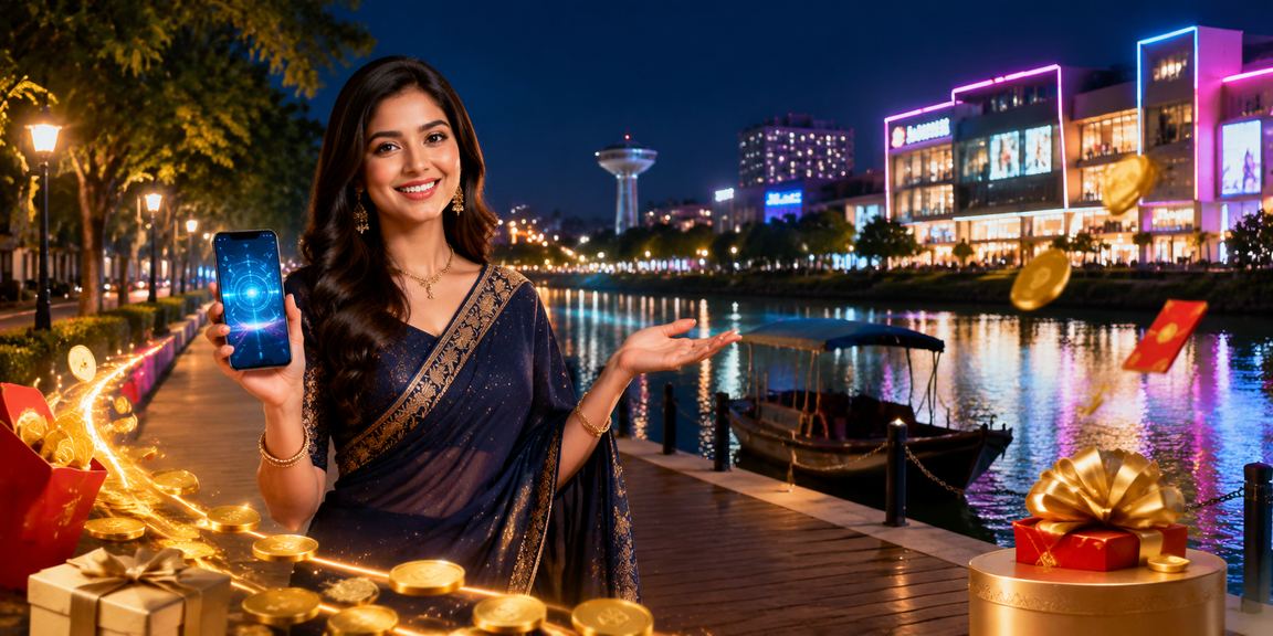 রাজশাহীতে ভিআইপি বোনাস নিয়ন আলোয় উদযাপন করছেন একজন বিজয়ী খেলোয়াড়